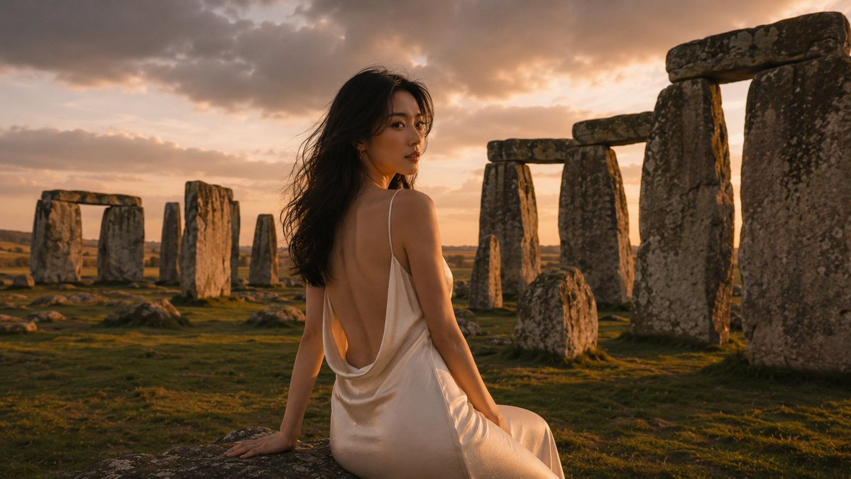 Hyperrealistic Cinematic Stonehenge Portrait (1/4)