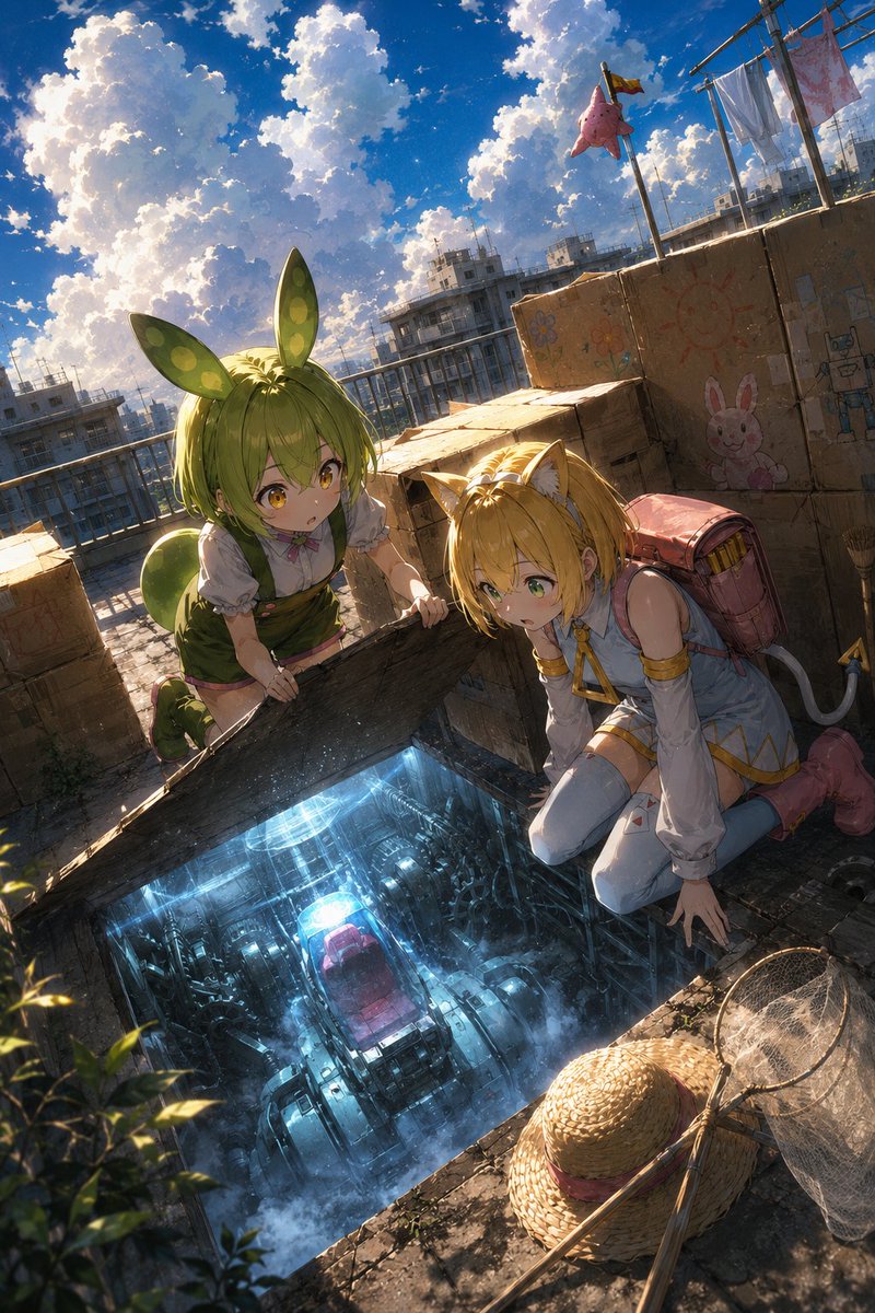 Scoperta Hatch Segreto Tetto Anime
