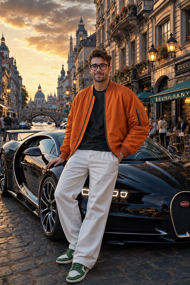 Luxury Bugatti Fashion Portrait (1/2)