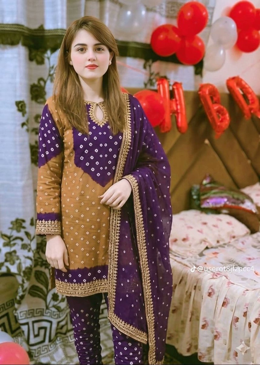 Geburtstags-Schlafzimmer-Salwar-Kameez-Porträt (1/2)