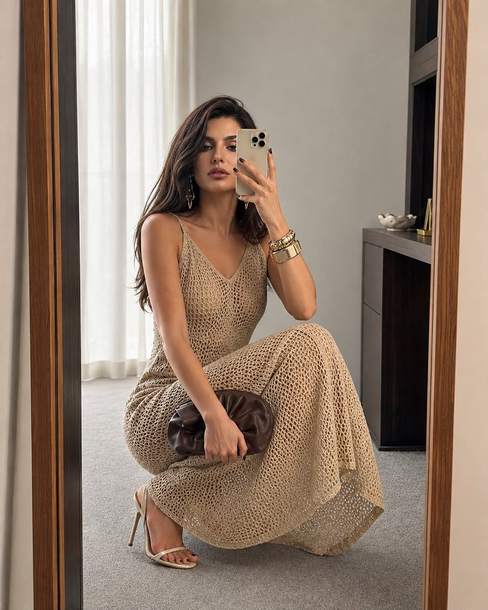Luxury Mirror Selfie Fashion Prompt (1/2)