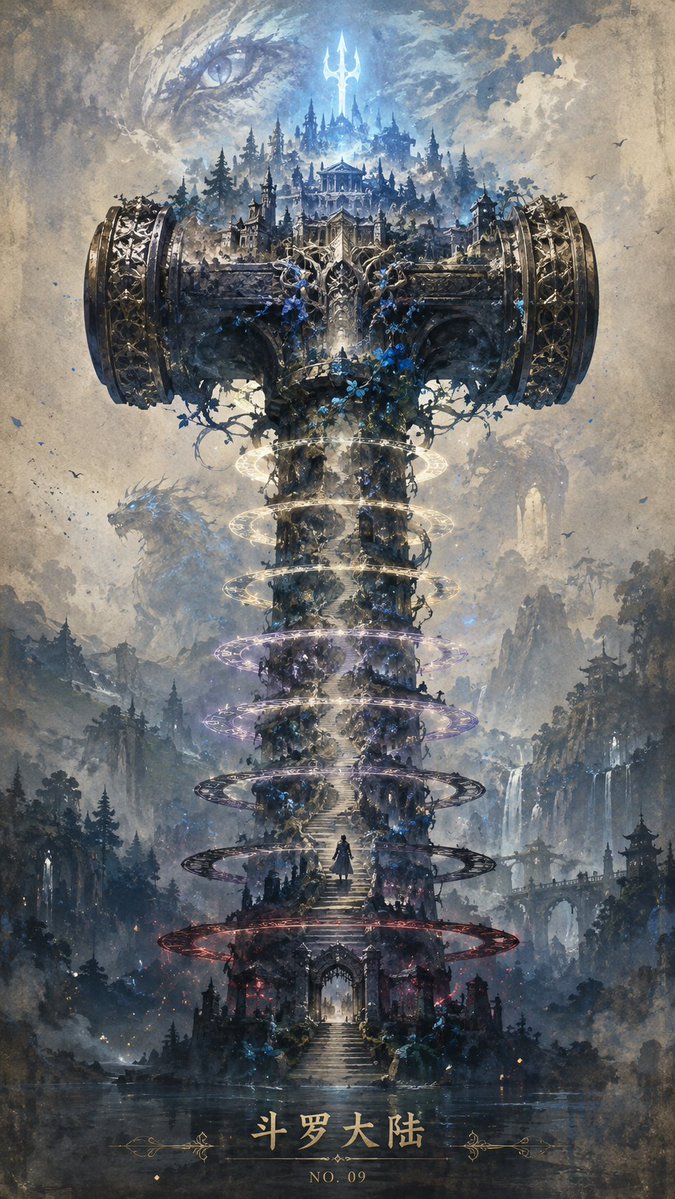 Episches Douluo Fantasy Turm Poster