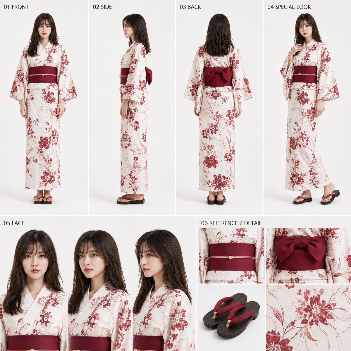 Yukata Charakterbogen-Generator