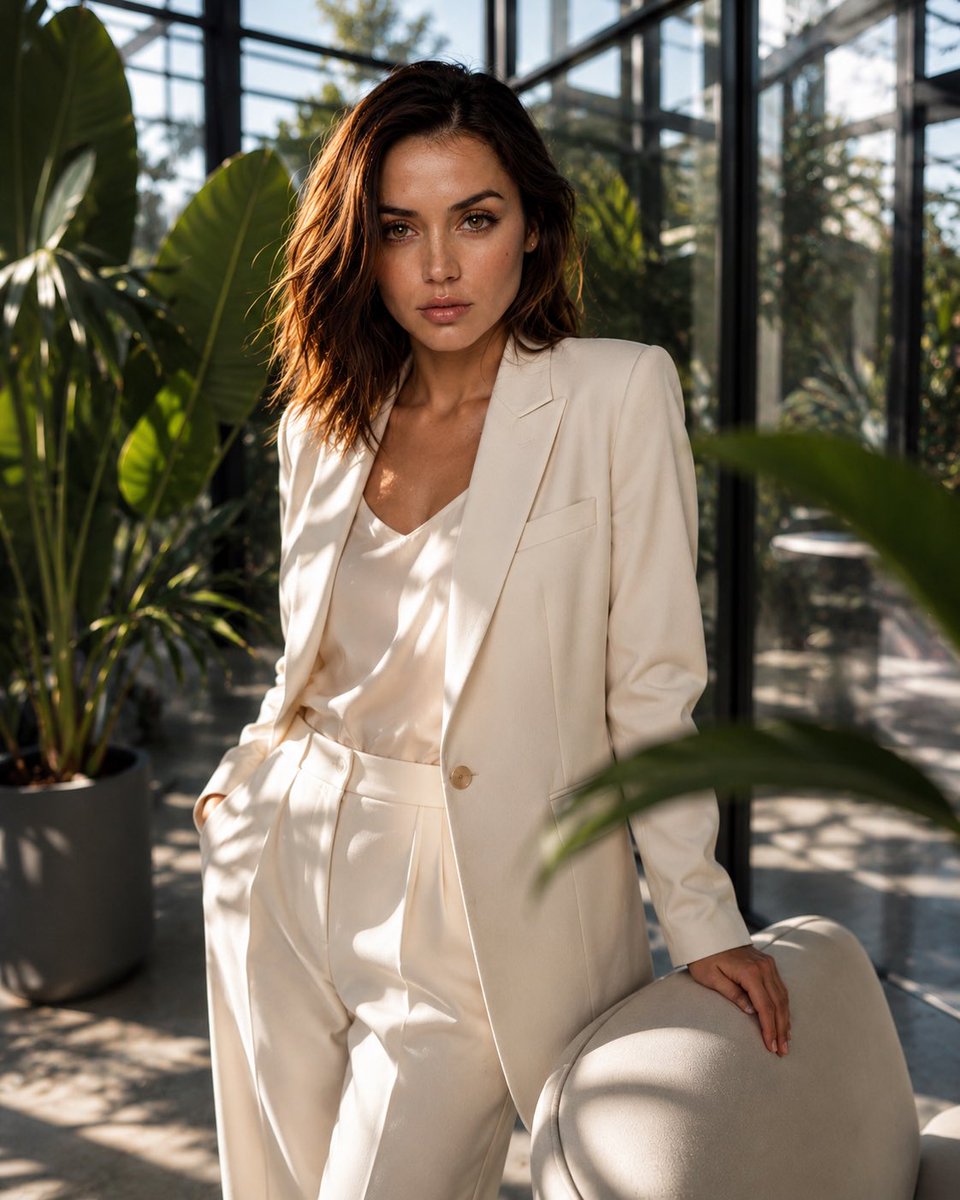 Luxury Glasshouse Editorial Portrait (1/2)