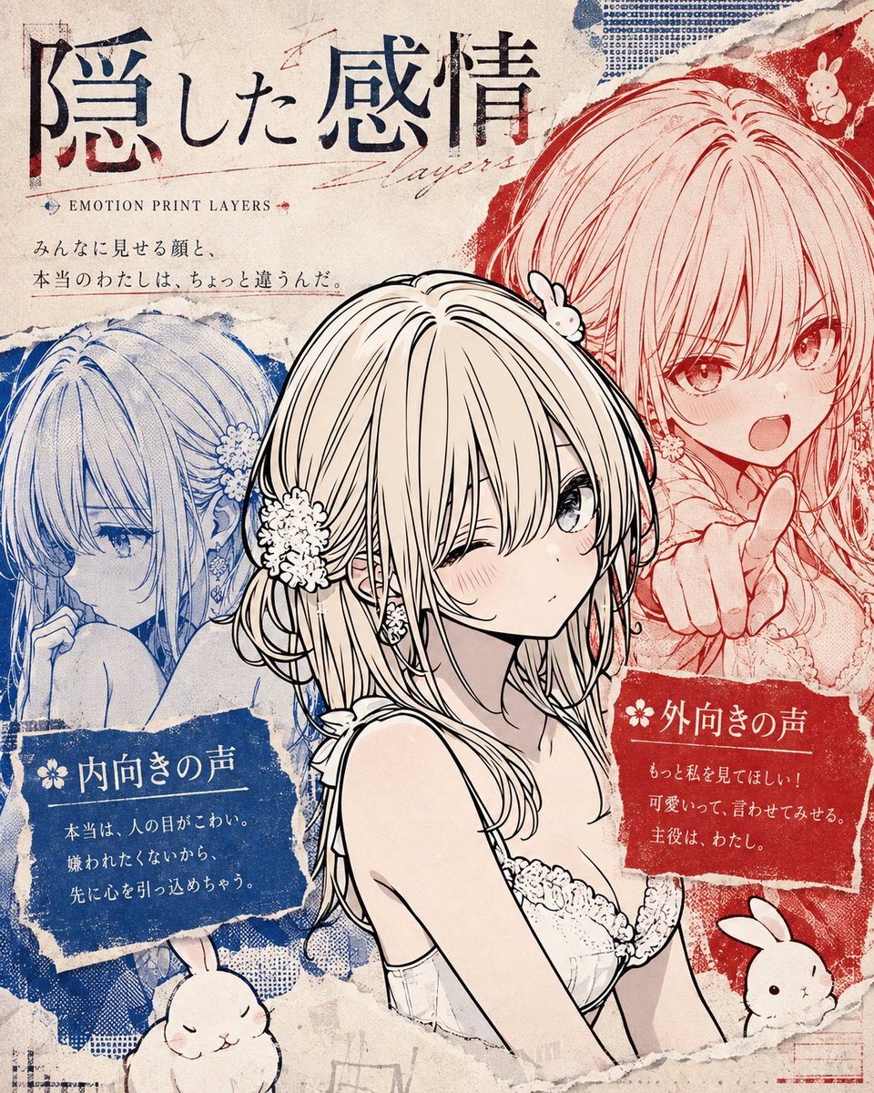 Poster Anime Emozioni Nascoste (1/2)