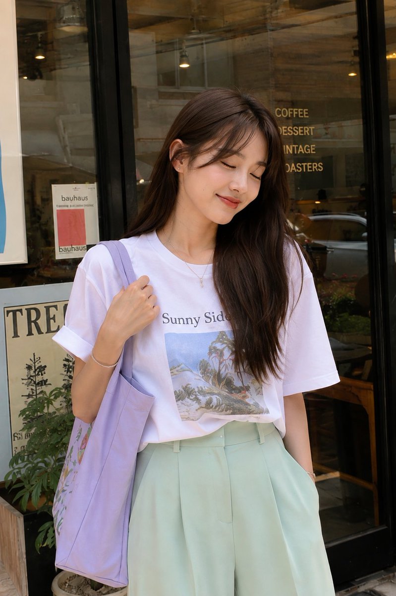 Urban Street Style Cafe Portrait (1/2)