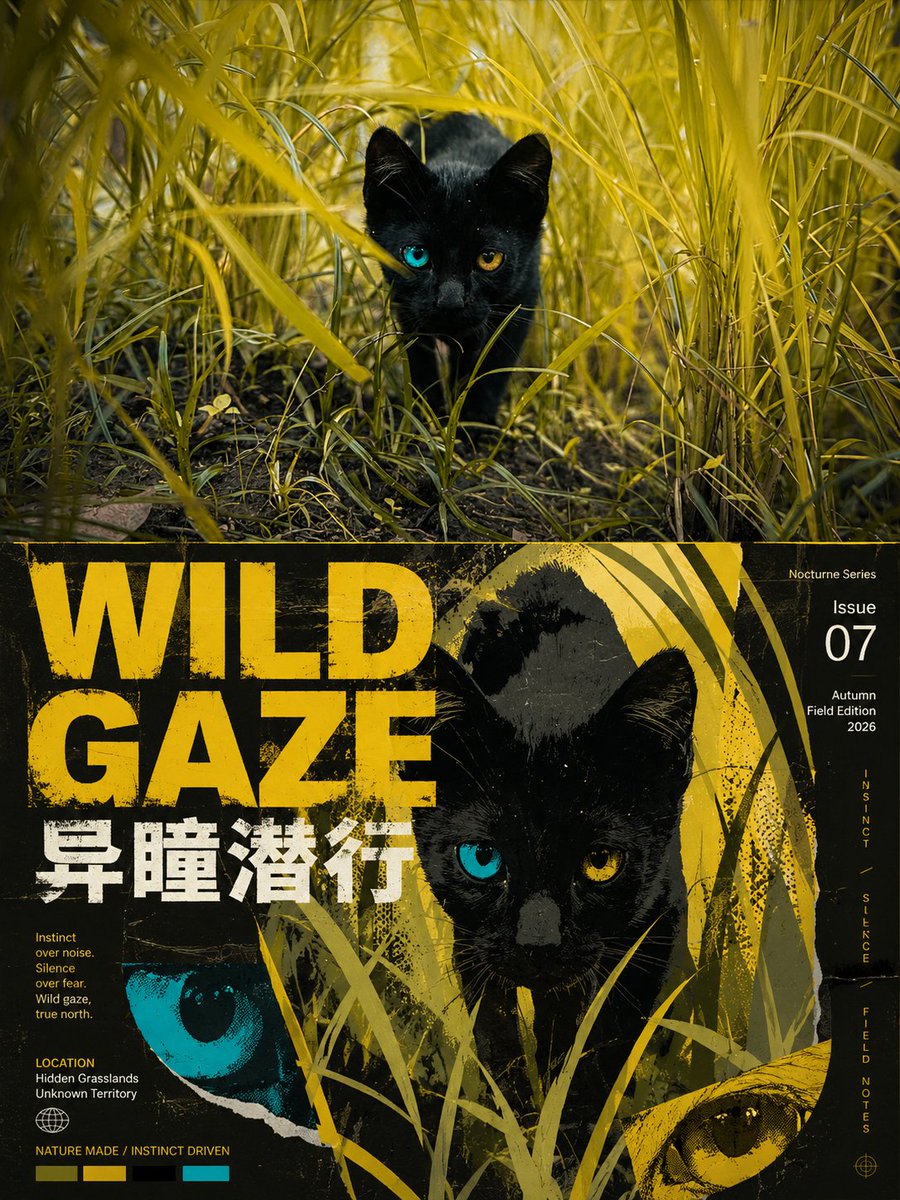 Poster Majalah Mode Editorial (1/2)