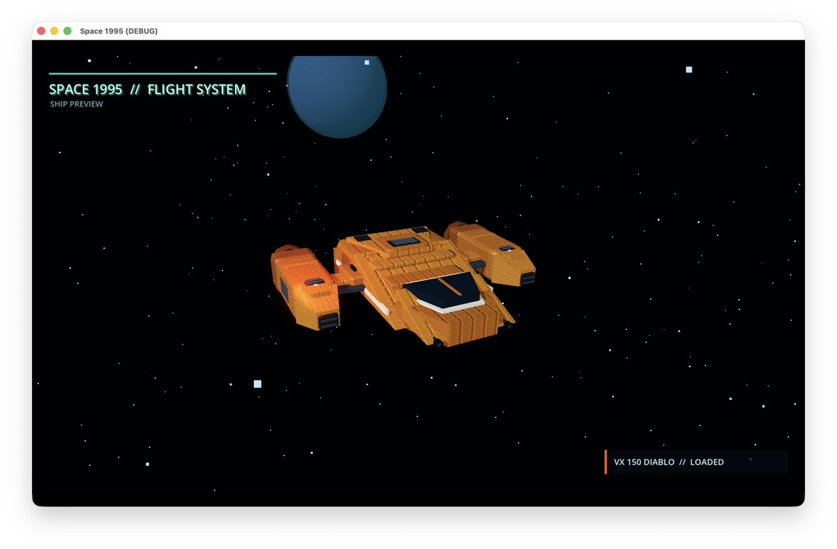 Retro Spaceflight Debug Preview (1/2)