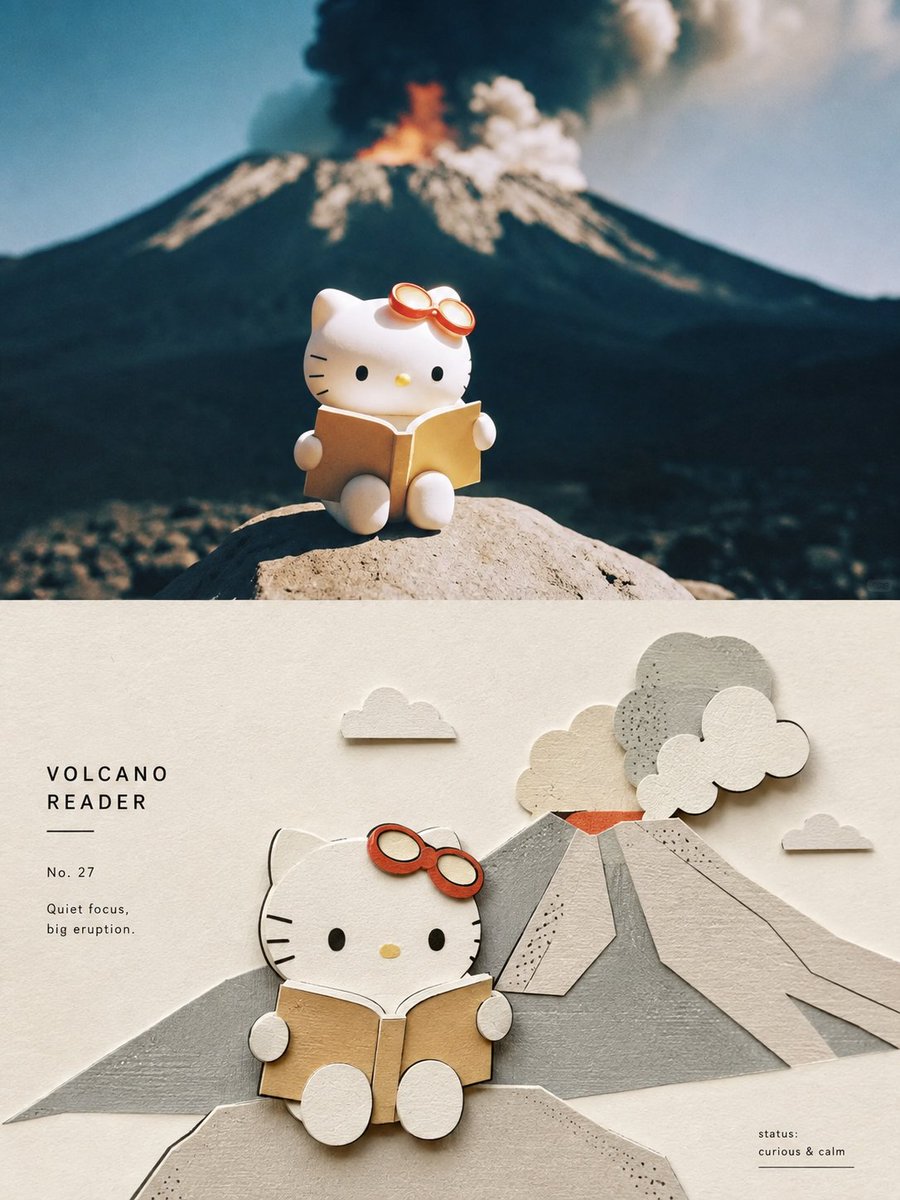 Póster Diorama de "Paper-Craft" 3D (1/4)