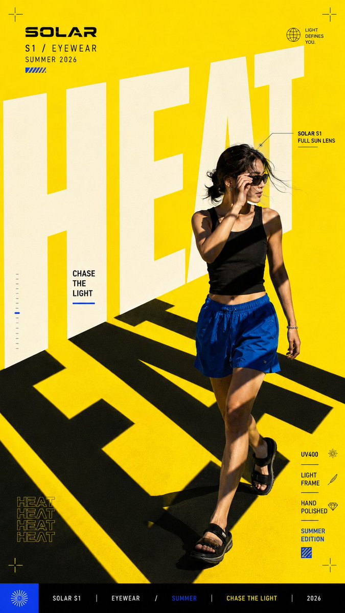 Oversized Typography Editorial Poster (1/4)