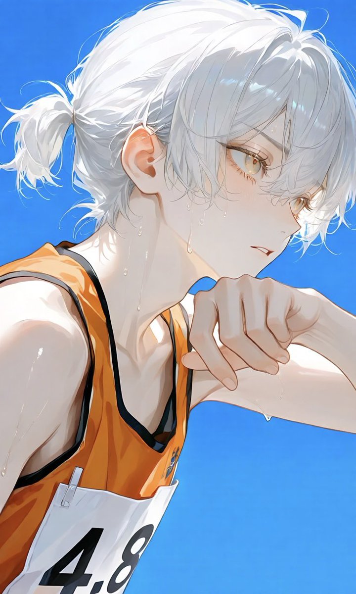 Ritratto di Runner Anime Sudato (1/3)