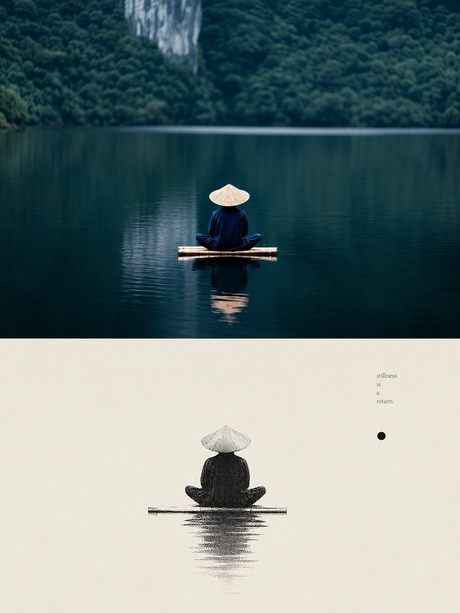 Zen-See-Stille-Poster