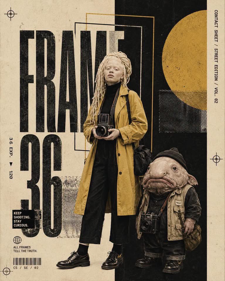 Vintage Editorial Collage Poster (1/4)