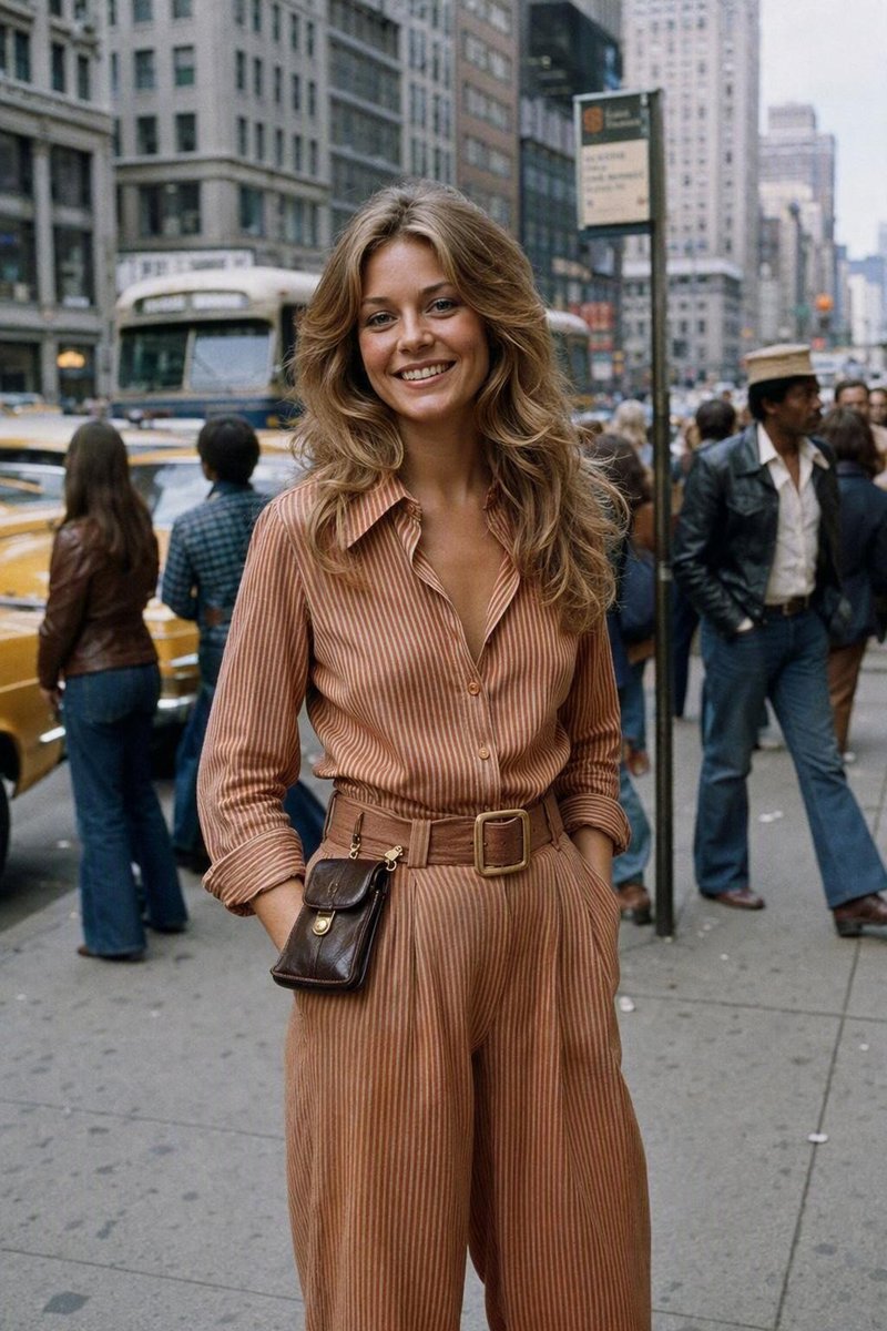 1970'ler Manhattan Sokak Modası Fotoğrafı