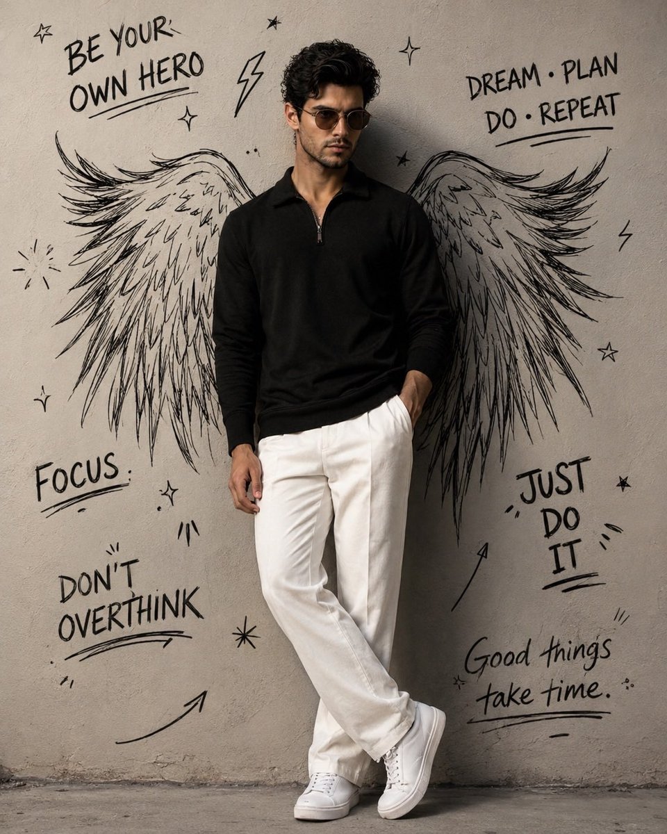 Urban Angel Street Art Portrait (1/2)