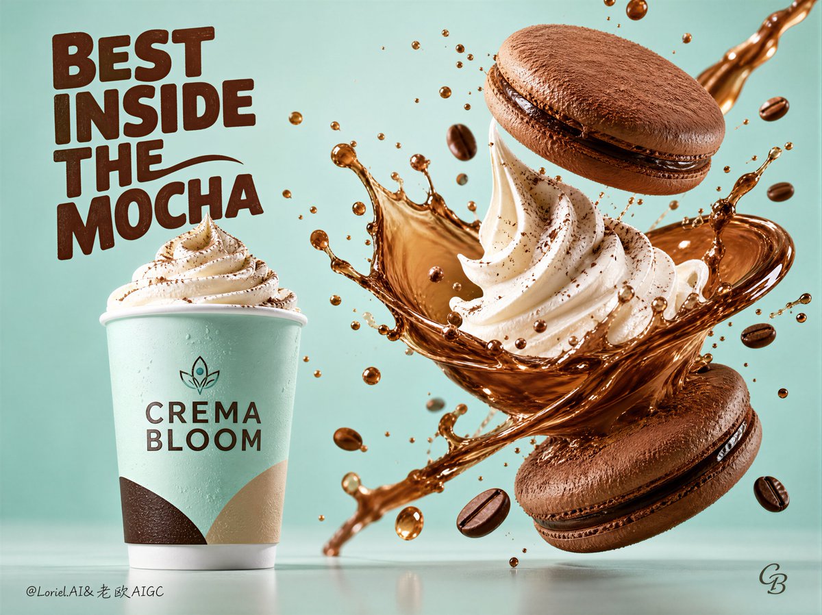 Premium Beverage Advertising Poster