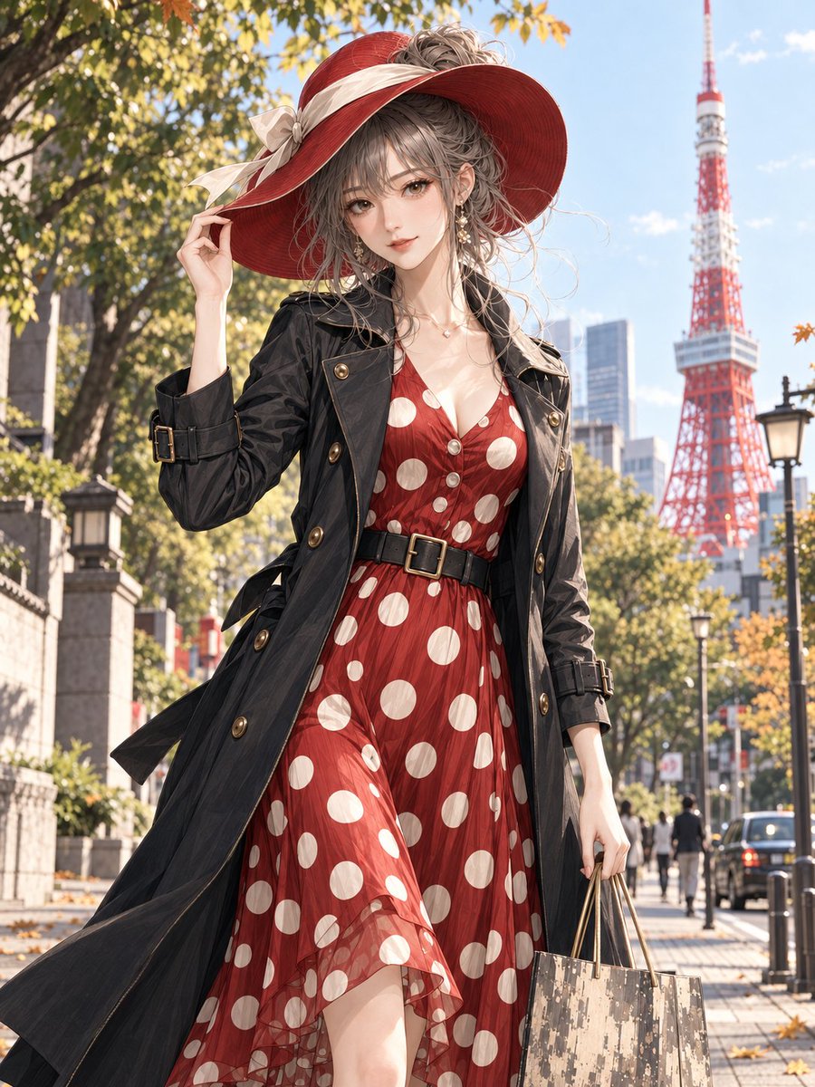 Tokyo Autumn Fashion Portrait