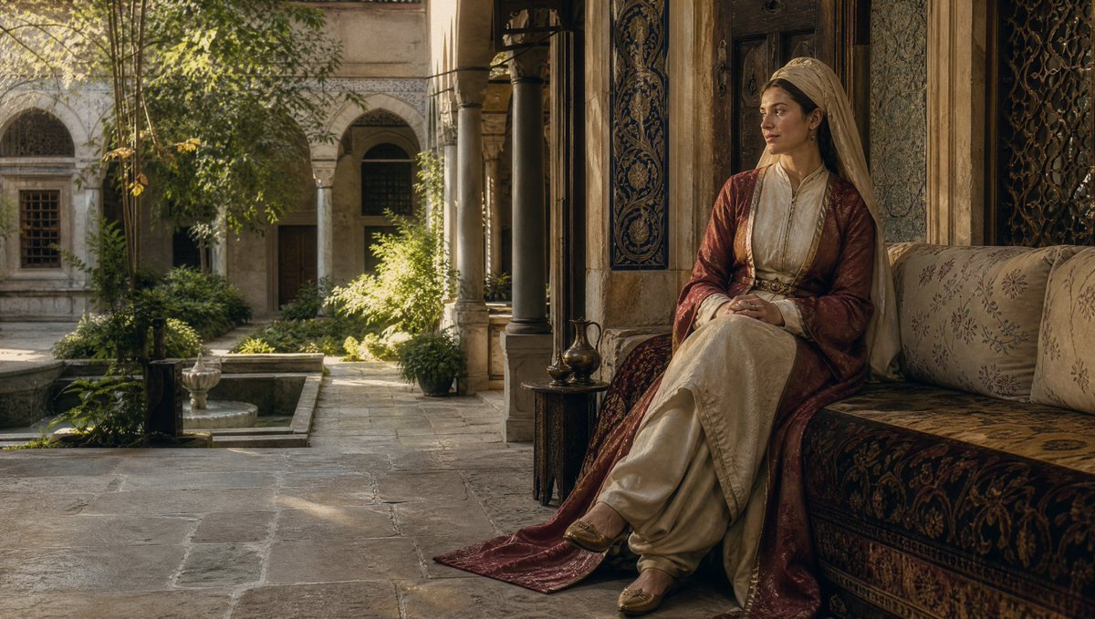 Porträt einer ottomanischen Frau aus dem 17. Jahrhundert