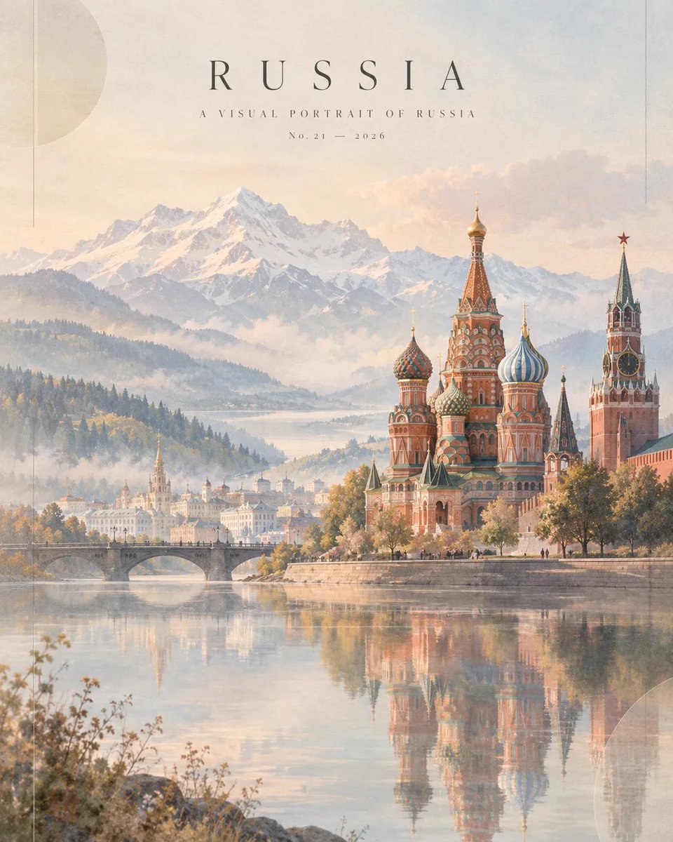 Traumhaftes Russland Reise-Magazin-Cover (1/2)