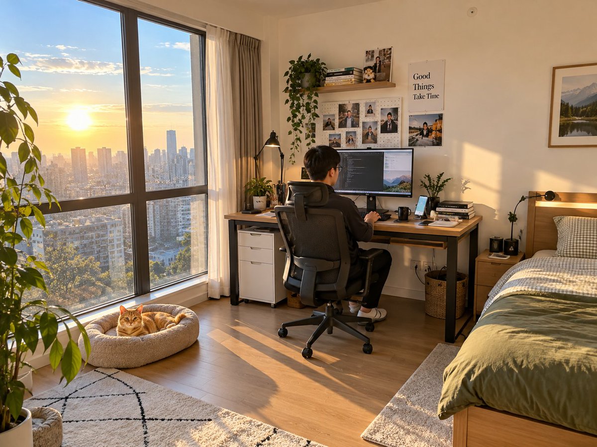 Realistic Room Promotion Render from Sketch
