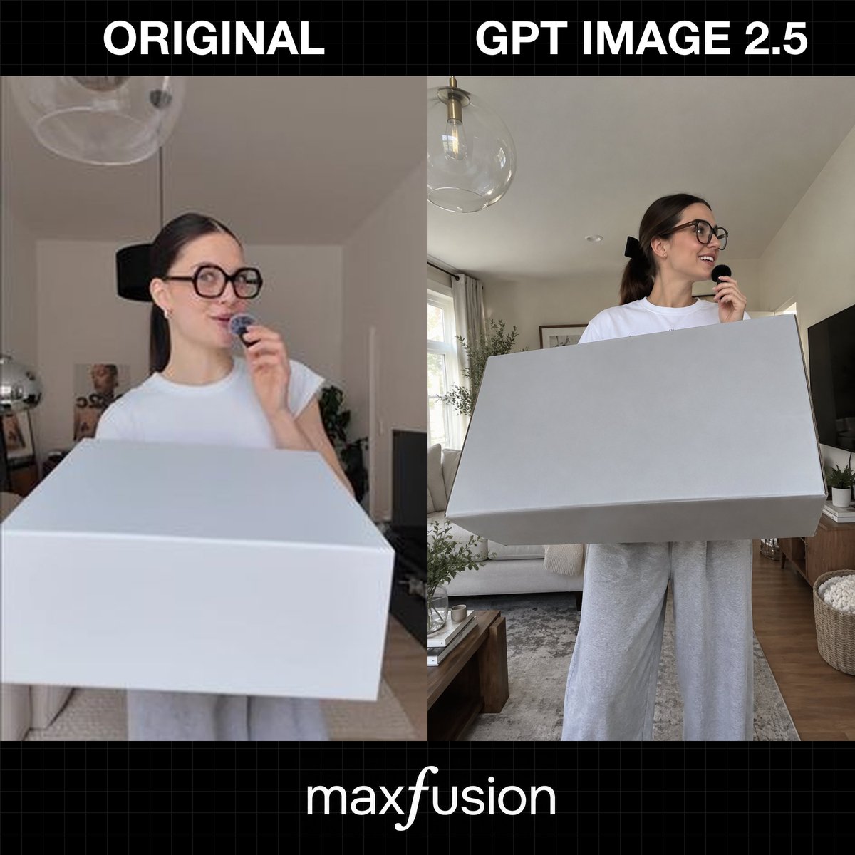 KI-Foto-Nachbildung Vergleich nebeneinander