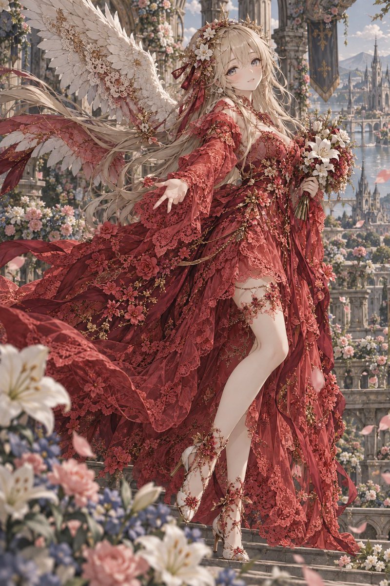 Princesa Ángel Carmesí en Catedral Floral (1/4)