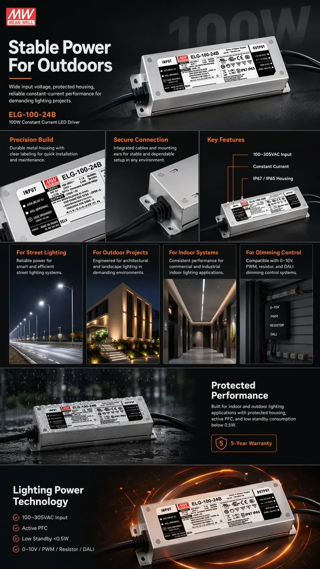 E-commerce LED Driver Infographic
