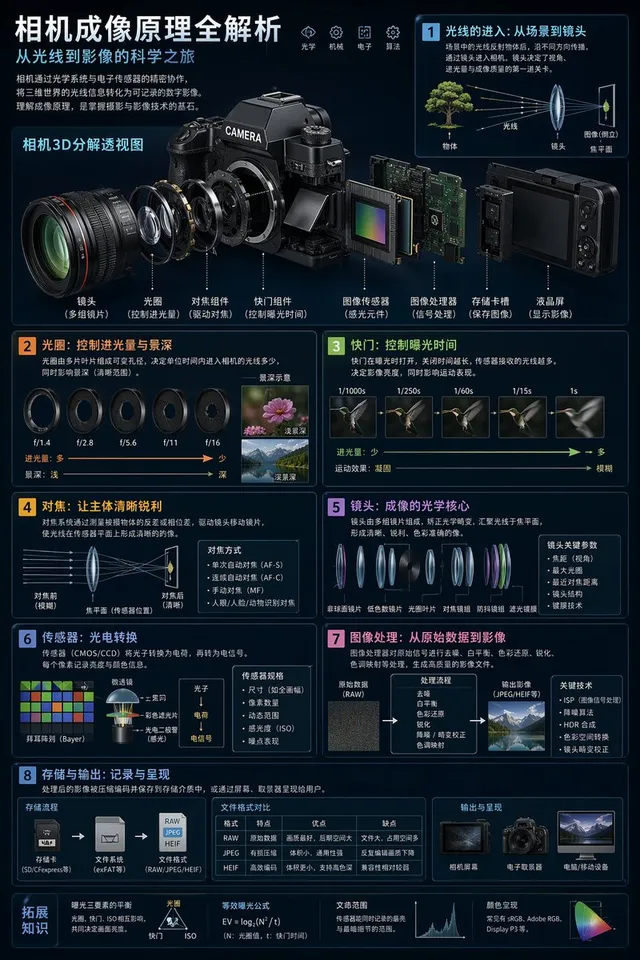 Camera Imaging Technology Infographic