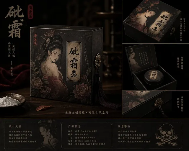 Dark Ancient Chinese Style Packaging