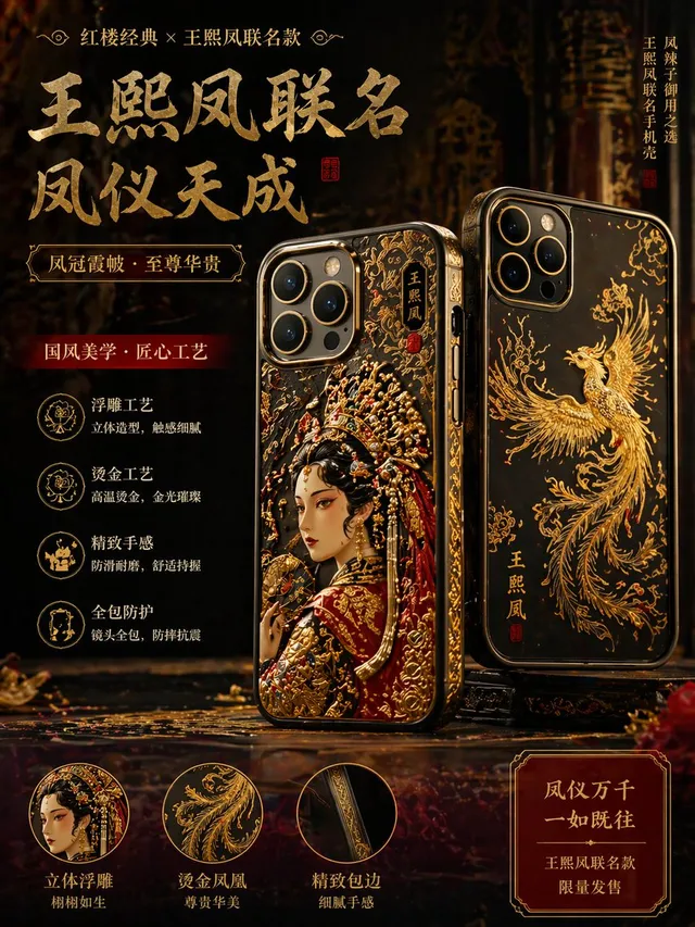古典文学テーマ スマホケース プロンプト