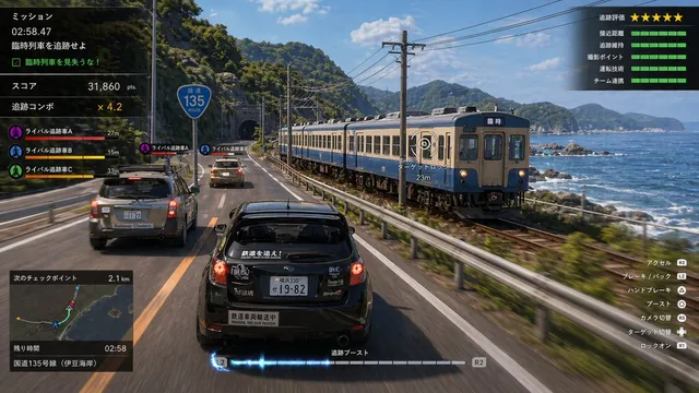 Train Photography Game Simulation