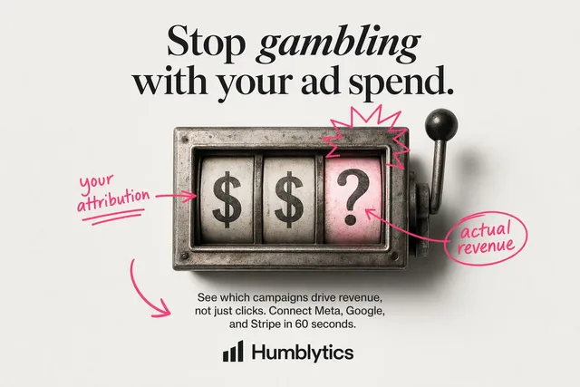 Minimal Slot Machine Attribution Ad