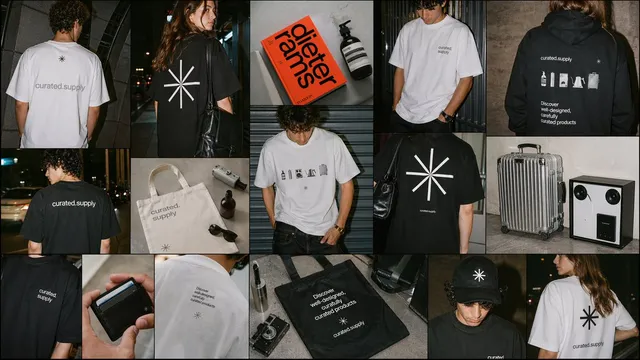 Minimal Streetwear Merch Moodboard