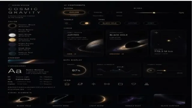 Cosmic Gravity Glass UI System