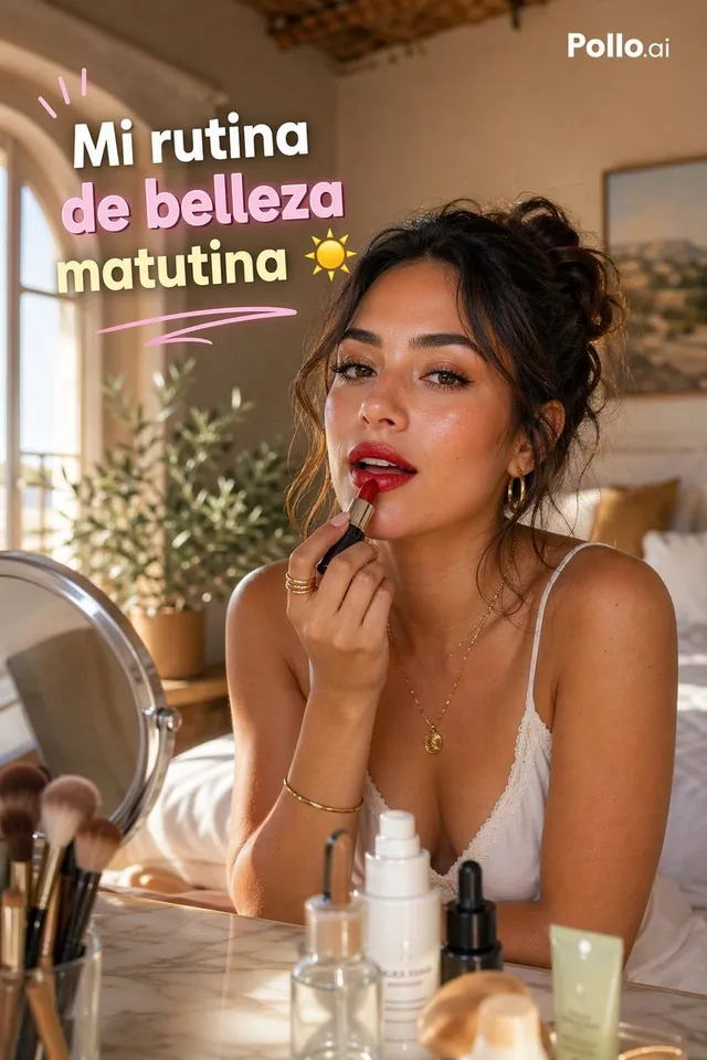 Spanish GRWM Morning Beauty Thumbnail