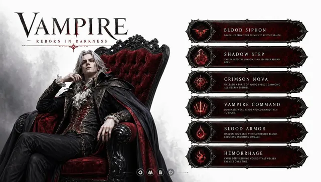 Personagem de Jogo 3D de Vampiro