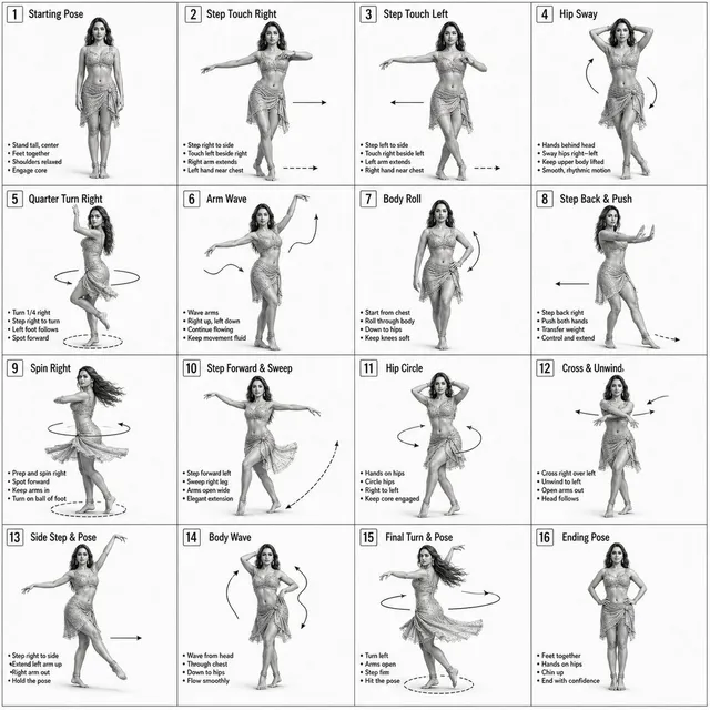 Dance Choreography Instruction Sheet