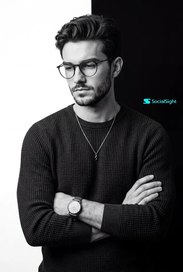 Monochrome Studio Portrait