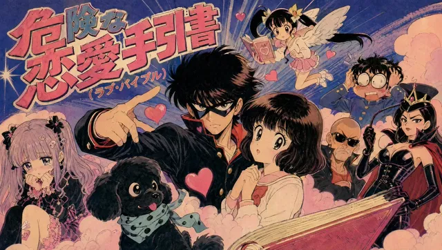 Retro Manga Love Guide Cover
