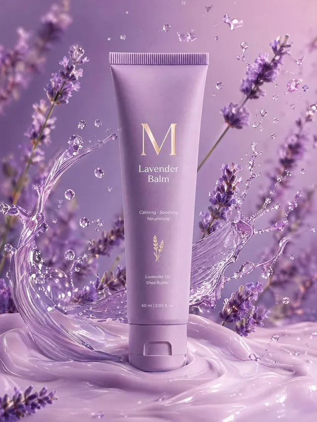 Premium Lavender Balm Product Shot