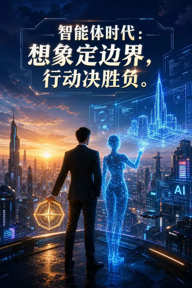 Futuristic AI Era City Poster