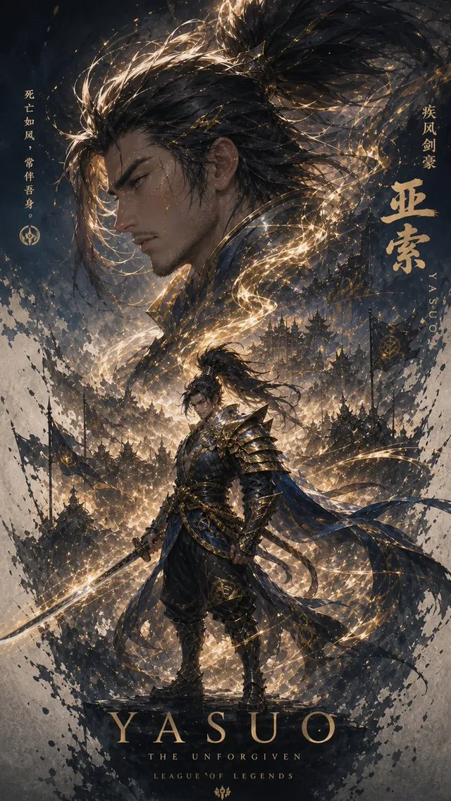 Cinematic Yasuo Fantasy Poster