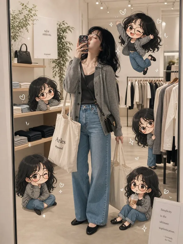 Chibi Boutique Spiegel Selfie
