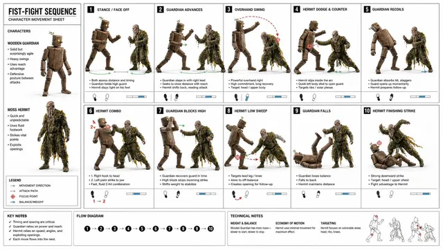 Foglio Movimento Personaggi Pugilato
