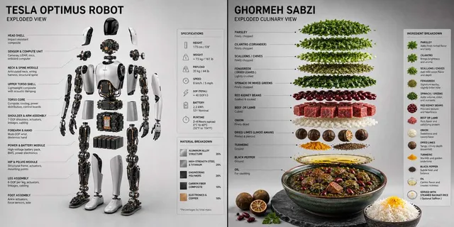 Technical 3D Exploded View