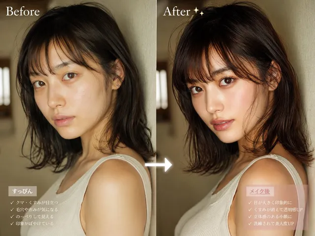 Before After Makeup Transformation
