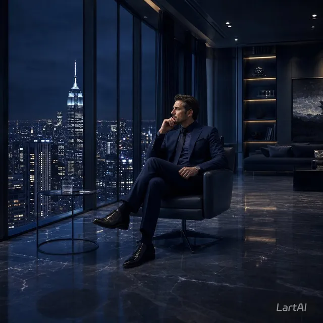 Luxury Penthouse Executive at Night