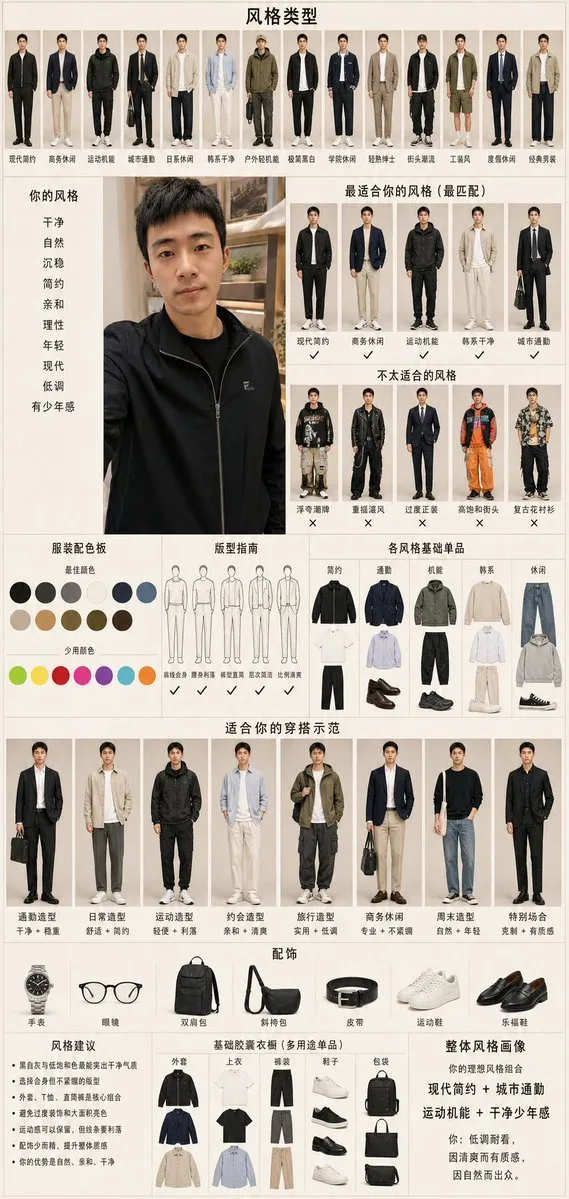 Men's Fashion Style Diagnosis Report