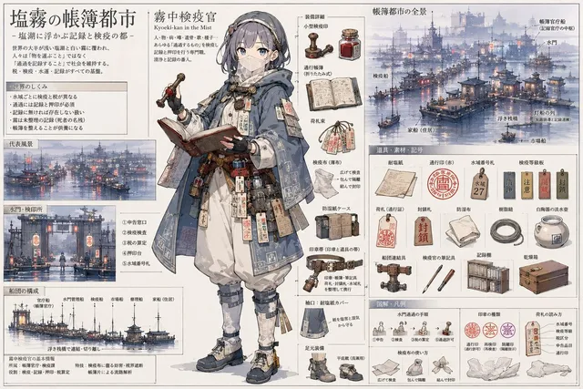 Salt Mist Ledger City Reference Sheet