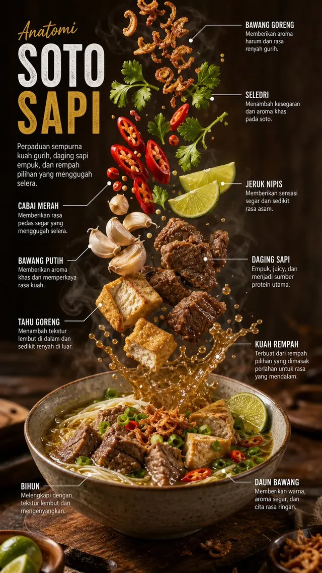 Poster Infografica Cibo Editoriale